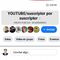 YOUTUBE SUSCRIPTOR POR SUSCRIPTOR
